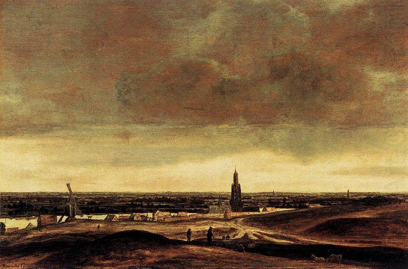 View of Rhenen, Hercules Seghers